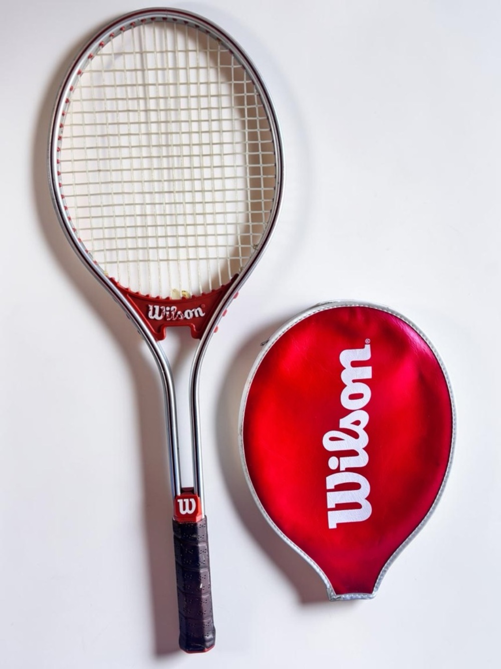 Wilson Tennis Racket Jimmy Connors Rally with Cover - Picture 2 of 4